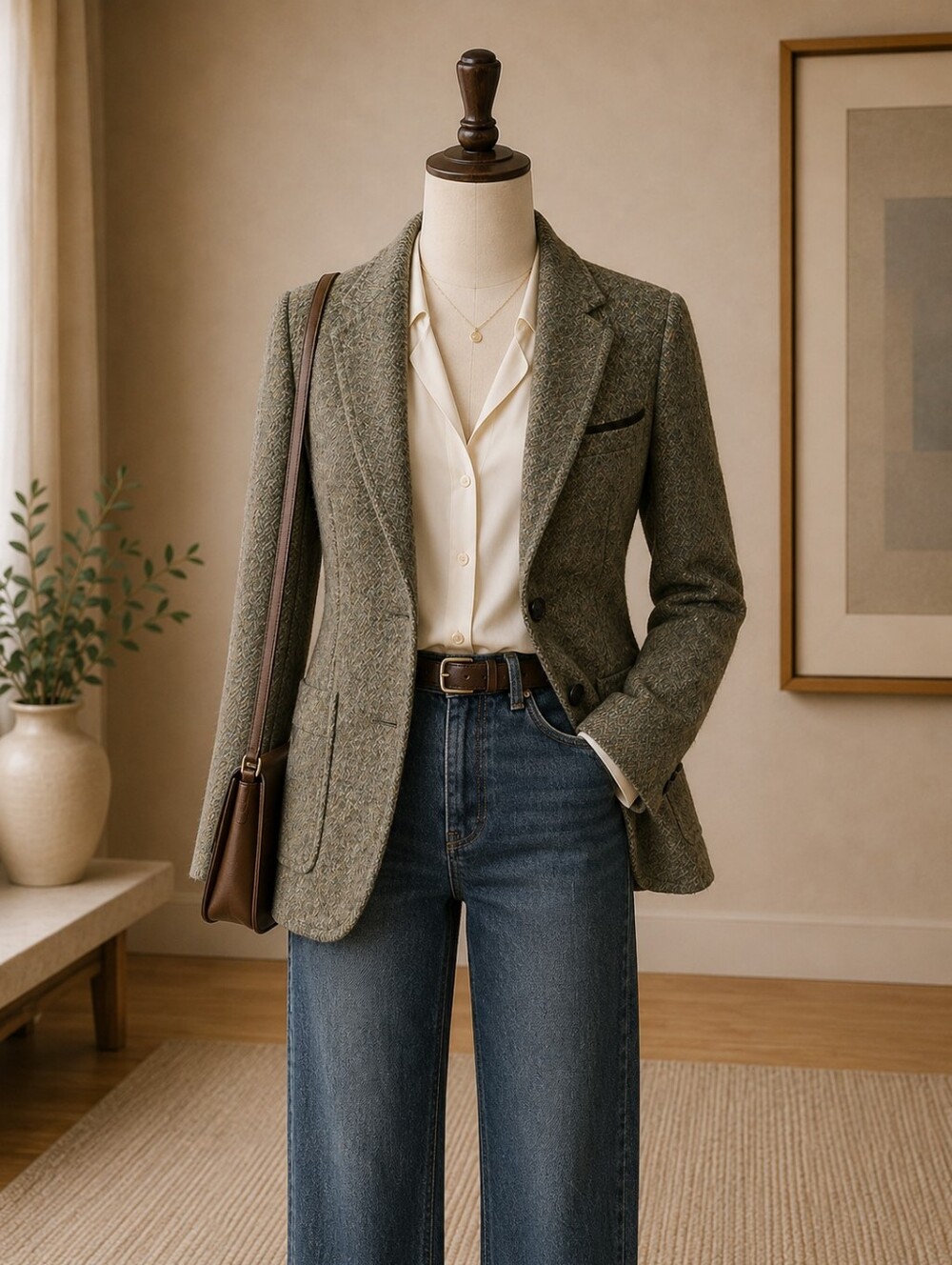 Burberry Ladies 100% Wool Jacket Size Small
